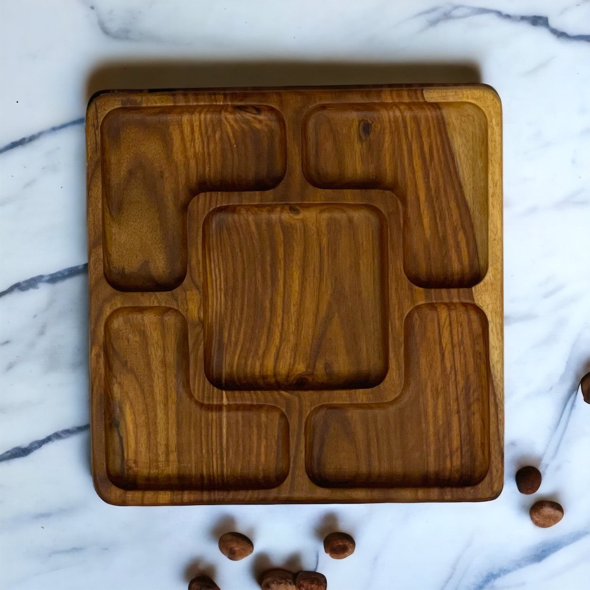 Square Divided Tray
