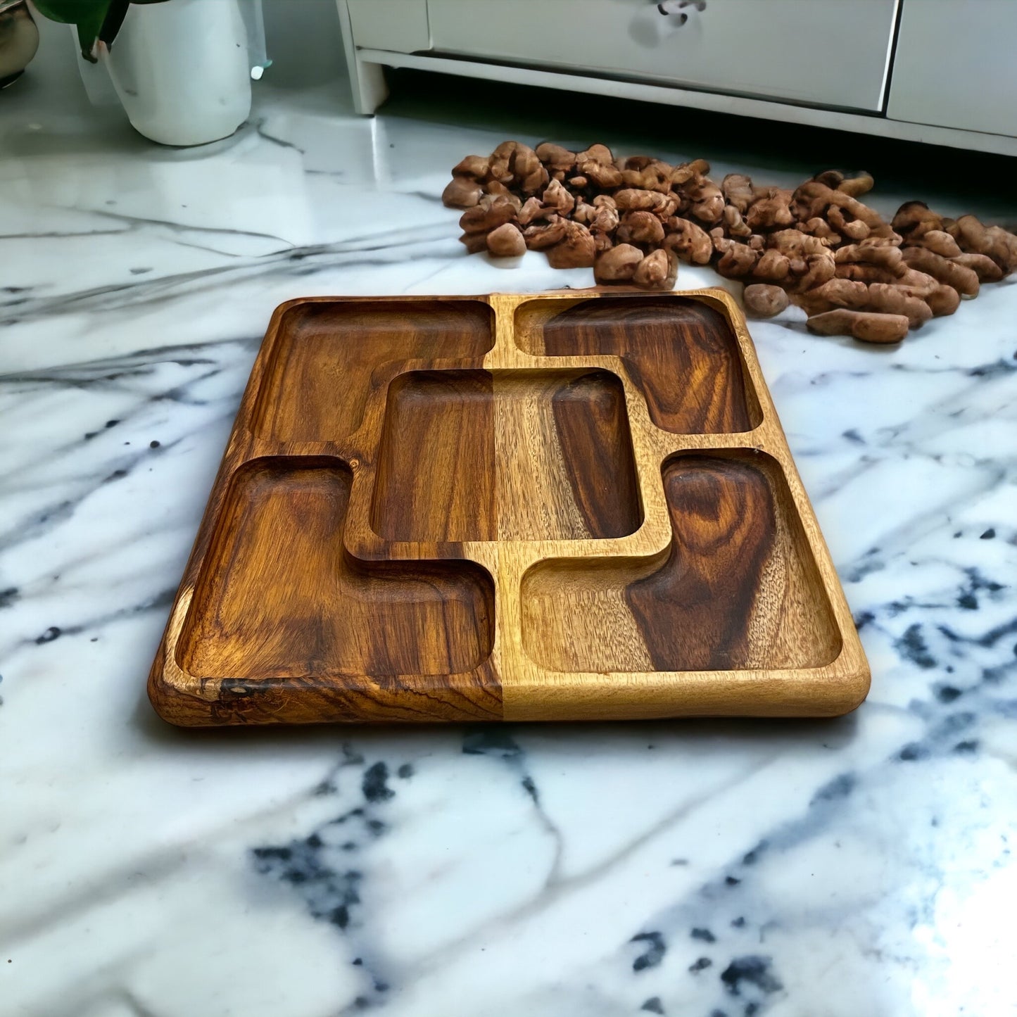 Square Divided Tray