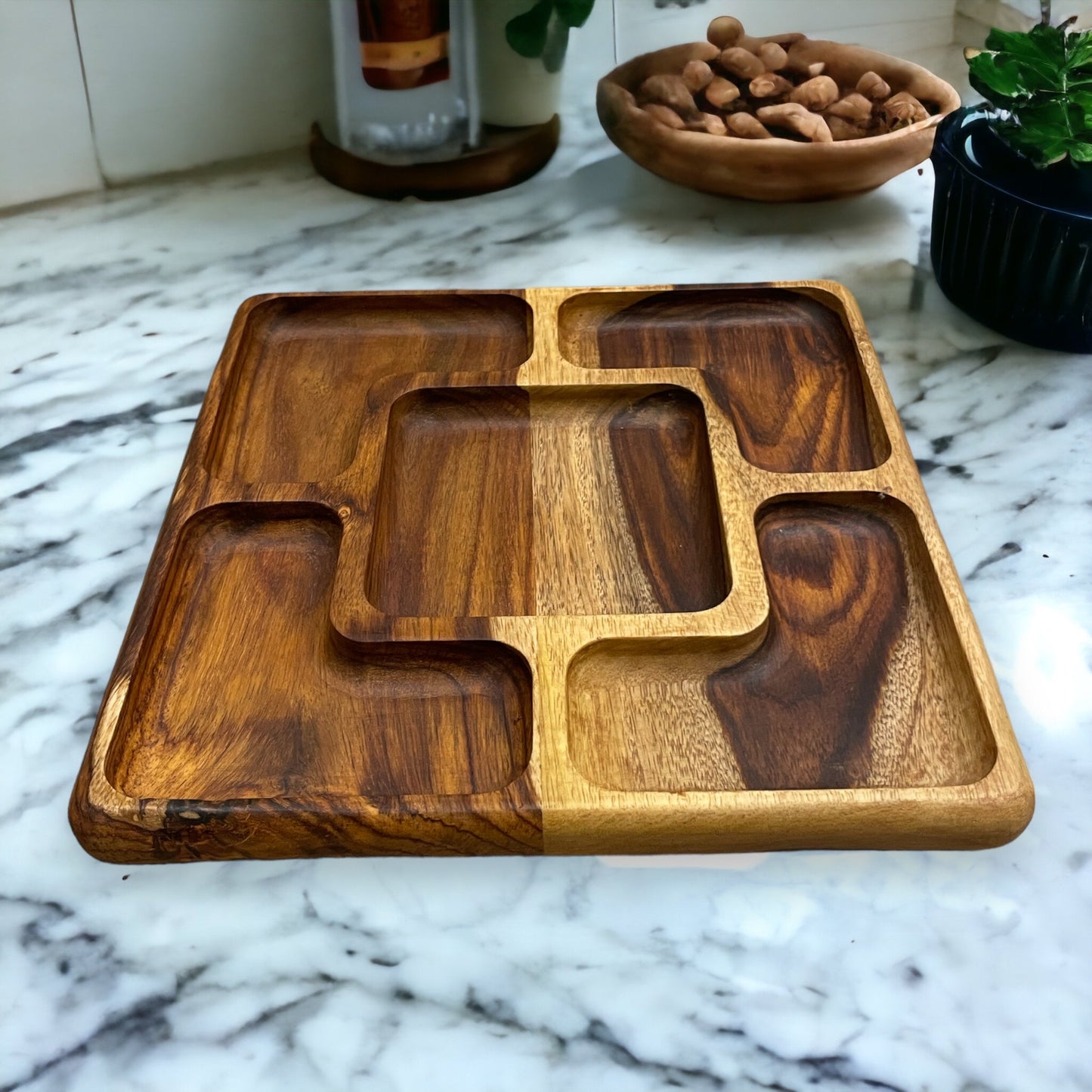 Square Divided Tray