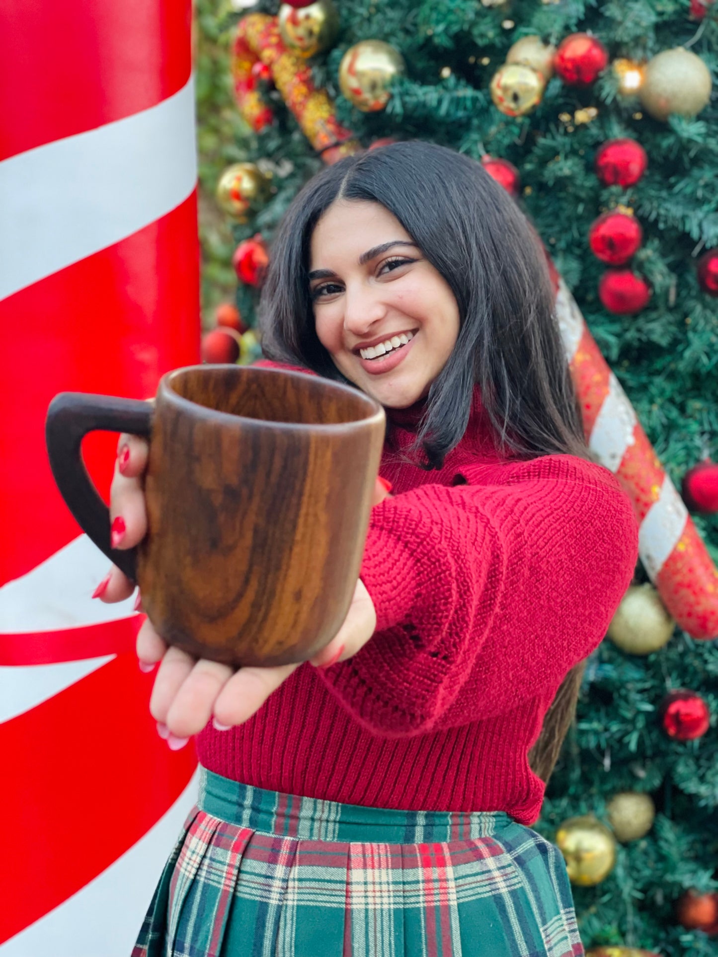 Wooden tea cup