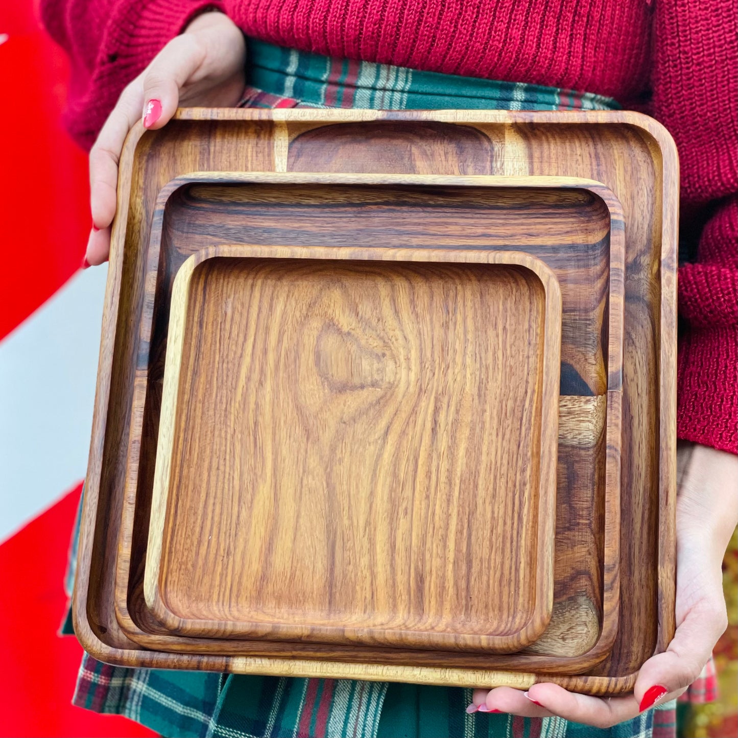 Set of 3 Square platters