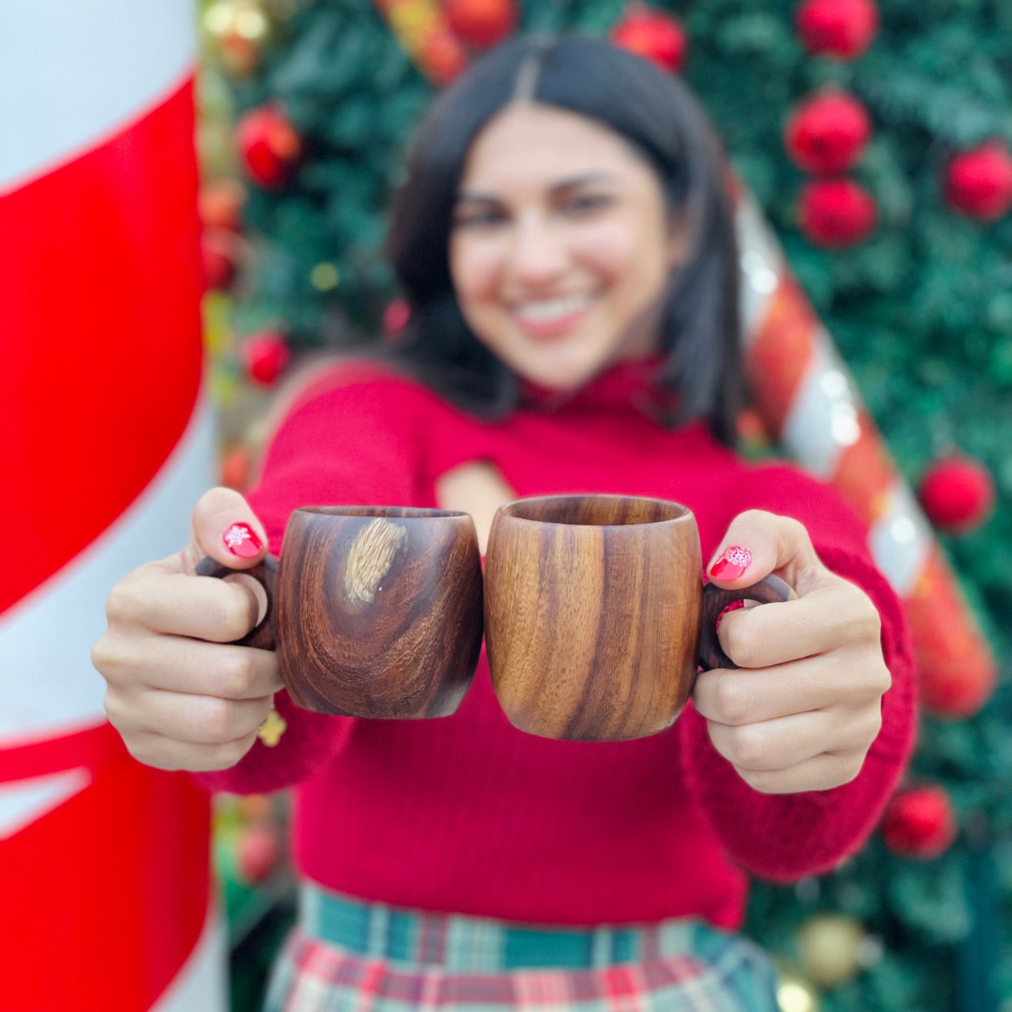Espresso wooden cup