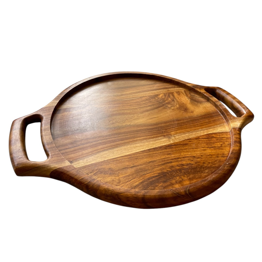 Handled Rounded Tray