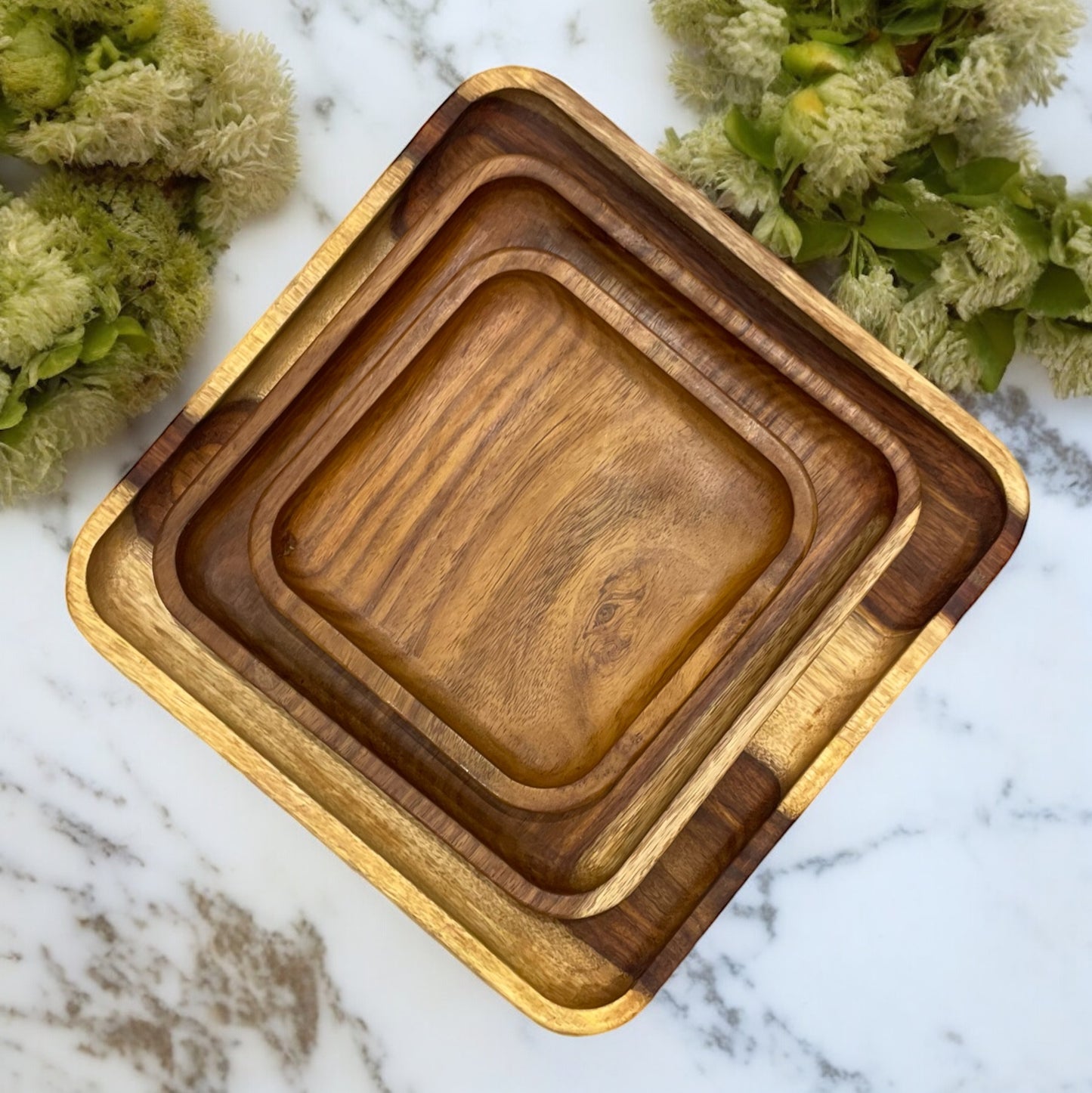 Set of 3 Square platters