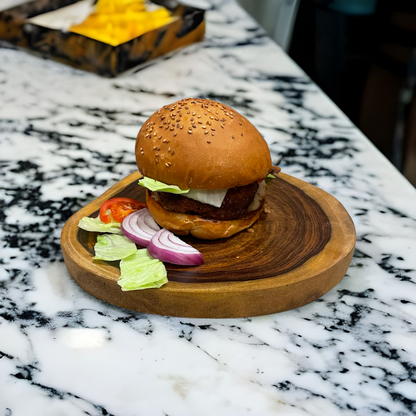 Burger & Steak plate