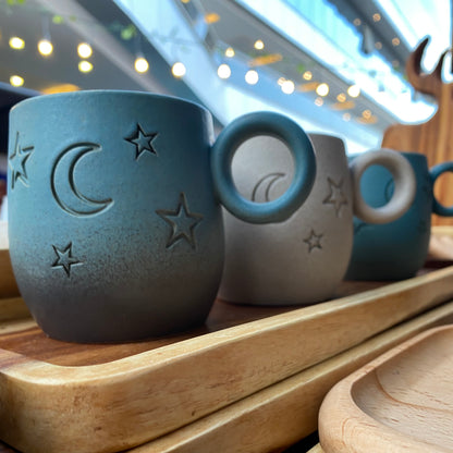 Nighty pottery mug